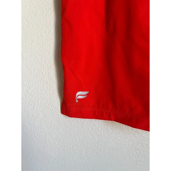 Fabletics Men's The Fundamental Short II 9" *Lined in Red Orange Size MEDIUM - Picture 2 of 3